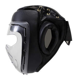 Nouveau masque intégral en cuir Kudo pour l'entraînement aux arts martiaux Krav, casque de sécurité pour l'hiver - Product Image 2