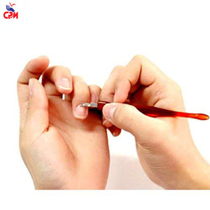 Pousse-cuticules professionnel en acier inoxydable à double extrémité, grattoir pour manucure et pédicure, outil de soin des ongles, usage en salon, durable - Product Image 2