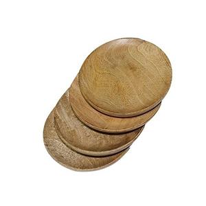 Assiette de présentation en bois au design simple, qualité supérieure, taille personnalisée, sous-assiettes, assiette de présentation pour mariage - Product Image 1