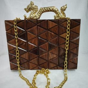 Résine en bois Designer résine dames pour femmes pochette femmes dames sac dames pochette sac de soirée embrayages faits à la main - Product Image 4