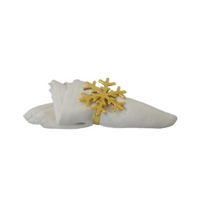<b>Top</b> Trending Gold Plated Floral Design High Standard Quality <b>Wedding</b> Party Tableware <b>Decoration</b> Napkin Ring Metal Supplier India - Product Image 1