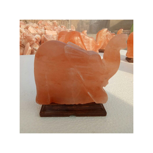 Himalayan Salt <b>Elephant</b> Carved Lamp Animal Shape Eco-Friendly Handmade Home Decoration Natural Craft Manufacturer Impex Pakistan - Product Image 5