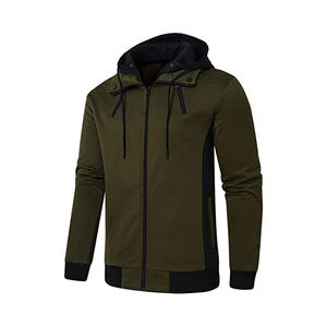 Sweat à capuche personnalisé en gros, surdimensionné, épais 50 GSM, pour homme, avec fermeture éclair intégrale, logo personnalisé, sweat à capuche vierge unisexe - Product Image 1