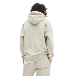 Pulls à capuche unisexes tricotés personnalisés en gros, style anti-accumulation, en tissu polaire, décontractés et écologiques, fabrication OEM - Product Image 6