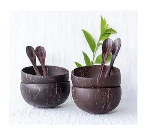 Горячий лак для салата/керамика/чаша из кокосового ракушки с узором из Вьетнама (Lee: + 84987731263)