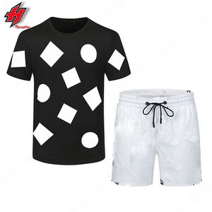 Ensemble t-shirt et short respirant à la mode pour hommes Vêtements de maternité élégants avec shorts assortis - Product Image 6