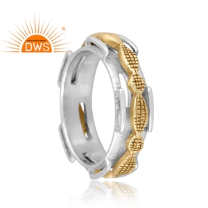 Diseño hecho a mano fina plata esterlina Spinner declaración banda anillo joyería de plata para mujer regalo para ella - Product Image 4