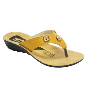 Zapatillas de tacón con forma de V para mujer y niña, zapatillas de diseño con 3 piedras para exteriores - Product Image 1