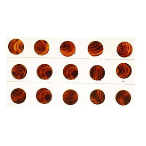 Boutons vierges en corne naturelle de couleur animale, style tendance avec motif, pour accessoires vestimentaires, industries et artisanat, décoration - Product Image 1