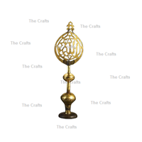 Sculpture de minarets de mosquée islamique en métal doré et cuivre poli, taille et forme personnalisées, qualité supérieure