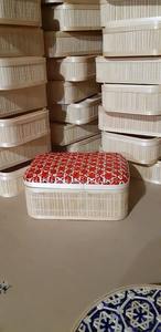 Plateau à bonbons/plateau de service en rotin pour les vacances, pour les fruits secs, livraison gratuite, (Ms. Ponçage 0084587176063) - Product Image 2