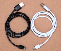 Kabel Pengisian Cepat USB-C ke USB Tipe-A dengan Konduktor Tembaga Murni dan Selubung Nilon/PVC (USB 2.0)