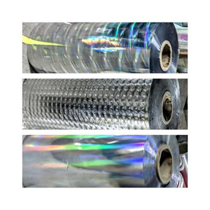 ฟิล์มเคลือบโฮโลแกรมสำหรับสัตว์เลี้ยงแบบโฮโลแกรมม้วนฟิล์มโพลีเอสเตอร์เคลือบโลหะโฮโลแกรม - Product Image 6