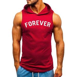 Custom Colors Cotton Plain Bodybuilding Custom Vest Fitness Stringer Gym Sport Tank Top For Men - Product Image 5