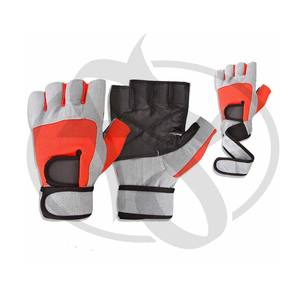 Guantes de gimnasio de levantamiento de pesas con diseño y logotipo personalizado, guantes de entrenamiento físico para hombres - Product Image 5