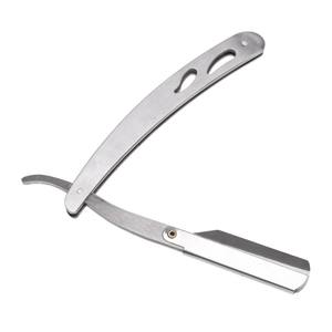 OBEXA OBR-23265 Maquinilla de Afeitar de Acero Inoxidable de Alta Calidad con Hoja Única y Borde Recto, Afeitadora Plegable Reutilizable, Excelente para Cabello y Rostro - Product Image 2