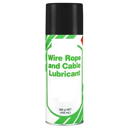 Lubricante en aerosol de cuerda de alambre Cable de engranaje abierto Cuerda en aerosol Grasa superficial Marina Barco Grúa Polipasto Puente Cable de acero tirando