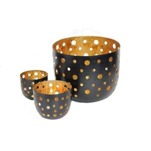 Portavelas de linterna para interior y exterior, soporte de hierro de Metal negro para luz de té con mango de yute para decoración de luz, venta al por mayor - Product Image 6