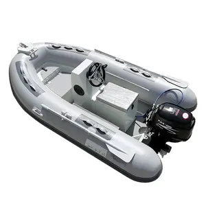 <strong>Heytex</strong> PVC 10 Foot Aluminum Hull Small Inflatable Rib Tenders with Jocky Console - Product Image 1