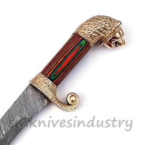 Espada de batalla hecha a mano, hermosa, 36 pulgadas, lista con funda (Smk1949) - Product Image 3