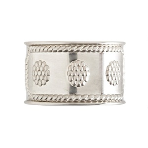 Rond de serviette en métal de haute qualité Porte-mouchoirs fait à la main de qualité supérieure Forme ronde Rond de serviette de luxe en gros - Product Image 1