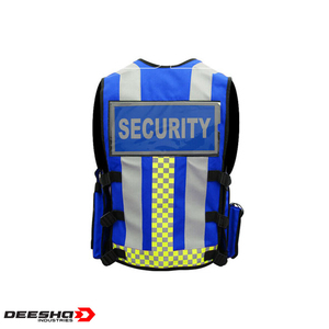 Vente en gros de gilet de sécurité pour ingénieur en construction veste de vêtements de travail multi-poches haute visibilité gilet de sécurité réfléchissant avec logo personnalisable - Product Image 2