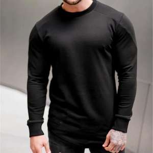 Sweat-shirt à capuche unisexe pour homme en mélange polyester/coton avec logo personnalisé imprimé, col rond, coupe classique, molleton d'hiver - Product Image 5