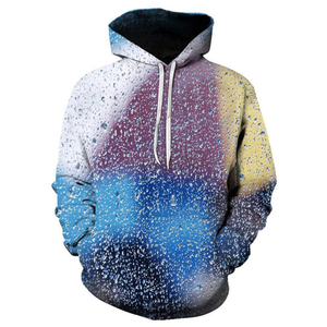 Sudadera con Capucha para Hombre, Color Degradado, Estampado por Sublimación, Manga Larga, Tejido de Poliéster, Estilo Otoñal - Product Image 5