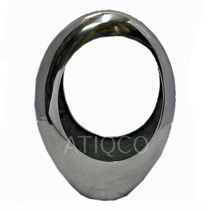 ตะกร้าแจกันดอกไม้ทำจากโลหะอลูมิเนียมหล่อด้วยมือกระถางต้นไม้สีเงินดีไซน์ใหม่ล่าสุดและทันสมัย - Product Image 5