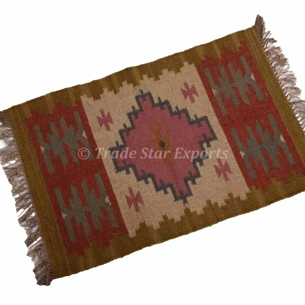 Ấn Độ Tay Loomed Rug 2X3 Kilim Rug Thảm Cổ Điển Runner Khu Vực Thảm Throw Decor