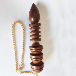 Péndulo en espiral cónico de palisandro, venta al por mayor, péndulo curativo de la India - Product Image 1
