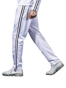 กางเกงวอร์มมีกระเป๋าซิปด้านข้าง,กางเกงฟิตเนสติดโลโก้ได้ตามต้องการ - Product Image 4