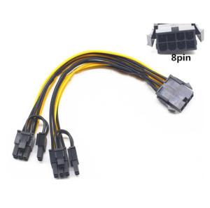 8-polige PCI Express 2x Pcie 8 (6 <span class=keywords><strong>2</strong></span>) Pin-Grafikkarte Grafikkarte Server Power Riser PVC-Material auf Lager - Product Image 2