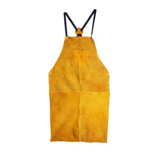 Vache jaune fendu bracelet en cuir Style sans manches soudage bavoir tablier Polyester cuisine uniforme pour les chefs dans les restaurants - Product Image 1