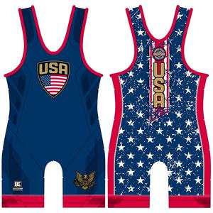 Combinaison de sport en spandex/coton sublimé sur mesure, à séchage rapide et respirante, pour la lutte - Product Image 2