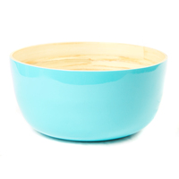 Nouveaux bols à salade ronds en bambou faits à la main, style minimaliste, durables et écologiques, pour la cuisine à domicile