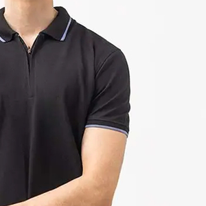 Camisa Casual para Hombre de Alta Calidad Hecha a Medida por GAF, Color Personalizado, Logotipo, Patrón Sólido, Tejido de Punto, 100% Algodón, Antiarrugas, Manga Corta - Product Image 5