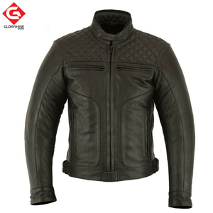 Marlon Brando Sportswear Chaqueta de moto de cuero de piel de oveja ajustada para hombre Venta caliente Chaquetas de carreras de motos al aire libre - Product Image 4