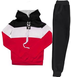 Chándal de poliéster para mujer, ropa de calle personalizada de talla grande, conjunto de 2 piezas, 2021 - Product Image 3