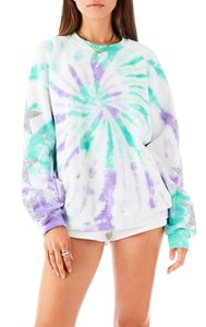 Venta caliente OEM personalizado de calidad superior Tie Dye sudaderas para mujeres New Runnig Wear con logotipo frontal para el invierno - Product Image 3