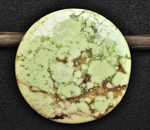 Gema Natural de limón y crisoprasa, cabuchón de alta calidad, Gema suelta - Product Image 2