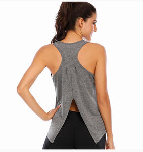Top corto sin mangas 100% algodón para mujer |   Camiseta sin mangas para mujer Fitness Ladies - Product Image 2