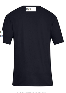 T-Shirt Logo grand drapeau 60% coton, 40% Polyester Logo broderie personnalisée importé sèche-linge - Product Image 5