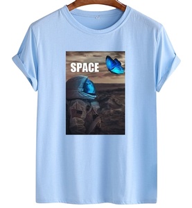 เสื้อยืดผ้าถักแขนสั้นพิมพ์ลายสำหรับผู้ชายชุดลำลองสวมใส่สบายสำหรับทุกฤดูกาลผ้าย้อมสีล้วนส่งออกจากบังคลาเทศ - Product Image 1