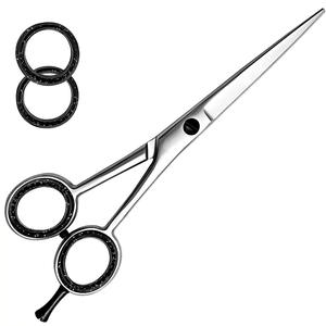 Professional High Carbon Stainless Steel Barber Hairdressing <b>Scissors</b> Sharp <b>Shears</b> with Removable Rings for Beauty Use - Product Image 6