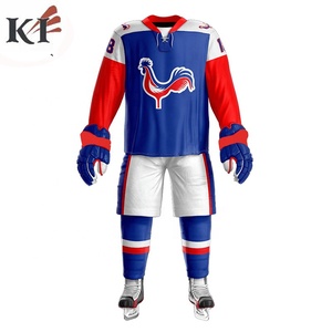 Uniforme de Hockey sobre Hielo Personalizado con Número y Nombre del Equipo, Transferencia Térmica, Ropa para Hombre, KEVEN IMPEX KI-IHU-7509 USA - Product Image 2