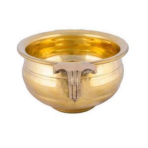 Urli de forma redonda de diseño fantástico con la flor Urli de Color dorado de latón de la más alta calidad para accesorios de decoración del hogar - Product Image 5