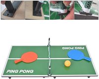 Mini table de ping-pong pliable d'intérieur, table de ping-pong portable pour les jeux de divertissement parent-enfant