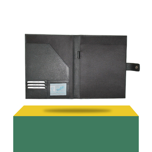 Premium Quality A4 Business Executive Portfolio Faux PU Leather <b>Conference</b> Document <b>Folder</b> File Organizer Planner for Office Mee - Product Image 2