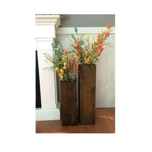 Vaso di fiori in <span class=keywords><strong>legno</strong></span> per fioriera da tavolo vaso di fiori Bonsai <span class=keywords><strong>con</strong></span> vaso di <span class=keywords><strong>legno</strong></span> artigianato migliore lucido e prezzo - Product Image 5